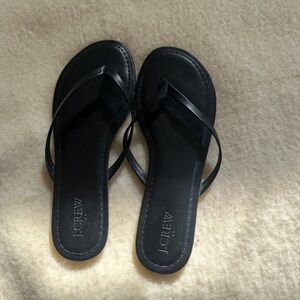 JCREW Leather Flip flops